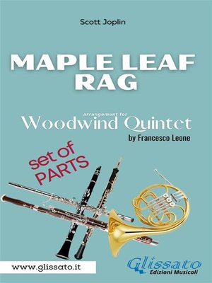 cover image of Maple Leaf Rag--Woodwind Quintet--Parts